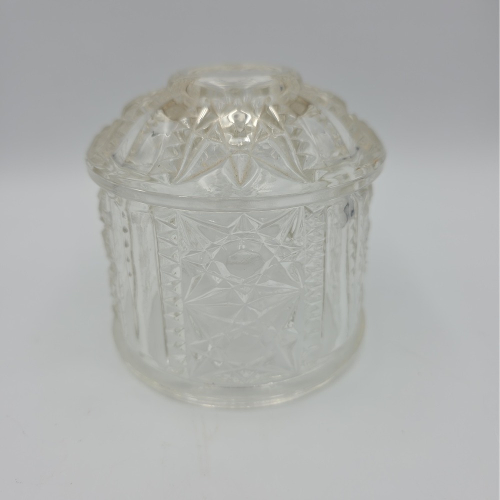 Vintage Indiana Stars And Bars Clear Fairy Lamp Top Only Good Condition